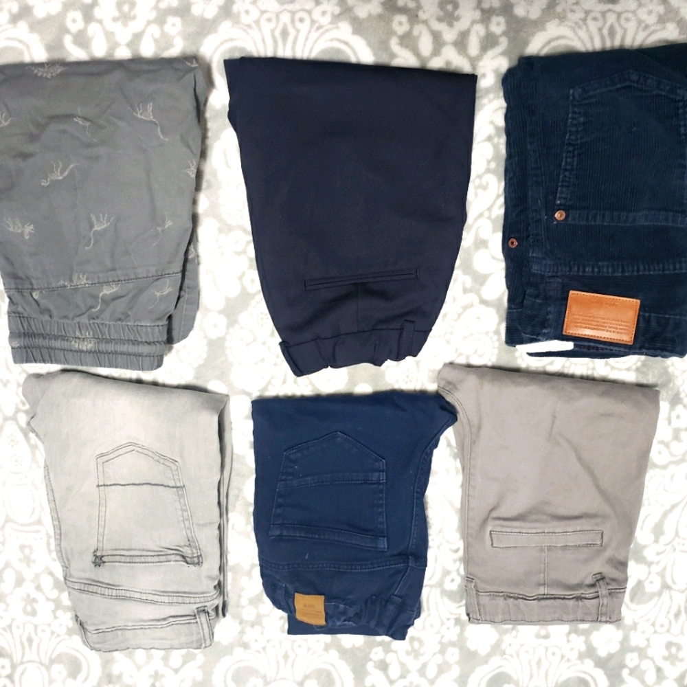 6 boys pants bundle